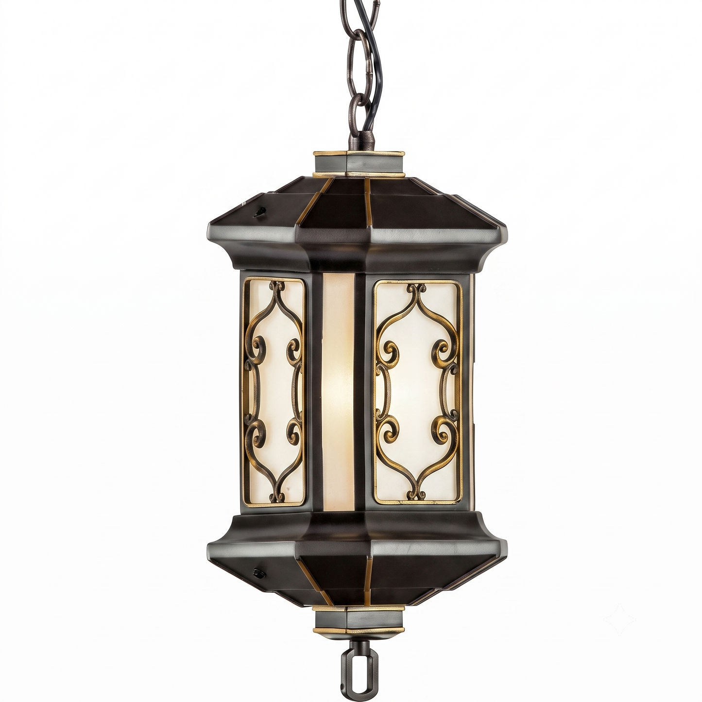 Aura Outdoor Pendant Lamp AUR-ODL-602H-CF+AB (L / XL) Aura Lighting