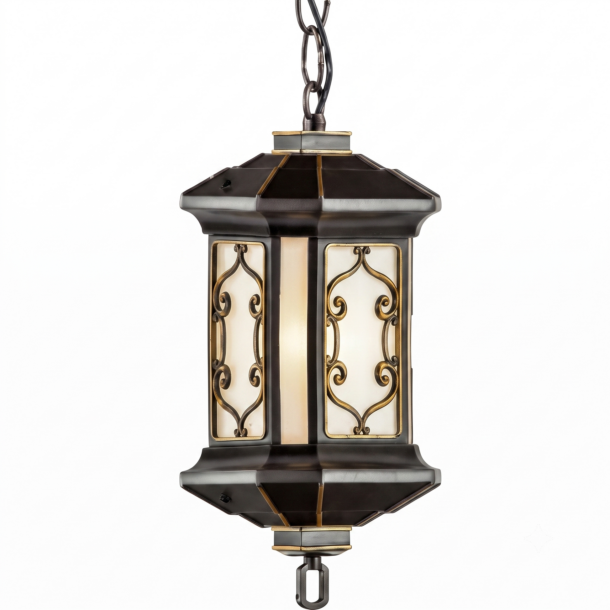 Aura Outdoor Pendant Lamp AUR-ODL-602H-CF+AB (L / XL) Aura Lighting