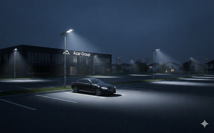 Superior Solar Street Light 500W 3000K Aura Lighting