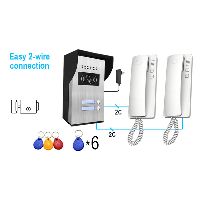 V.E.M. Audio Doorphone - 2 Household V.E.M.