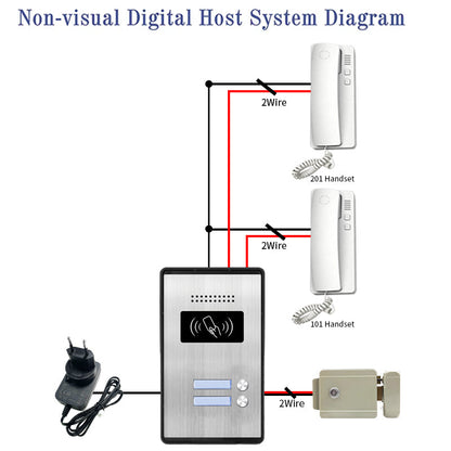 V.E.M. Audio Doorphone - 2 Household V.E.M.