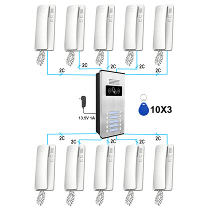 V.E.M. Audio Doorphone - 10 Household V.E.M.