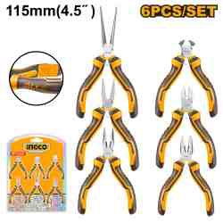 INGCO HMPS06115 | طقم بانسات صغير 4.5 إنش 6 قطع