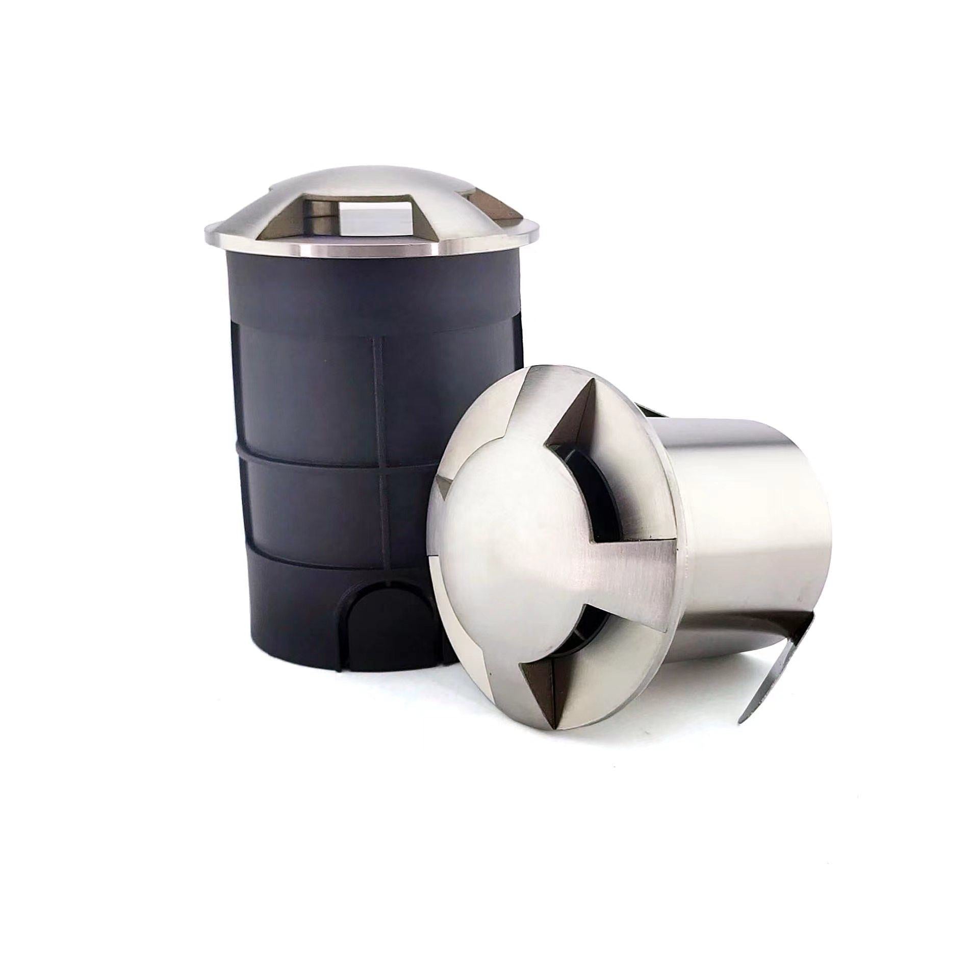 LED Deck Light – Stainless Steel 4-Way (3W, 220V, IP67, Warm White 3000K) - Azar Group