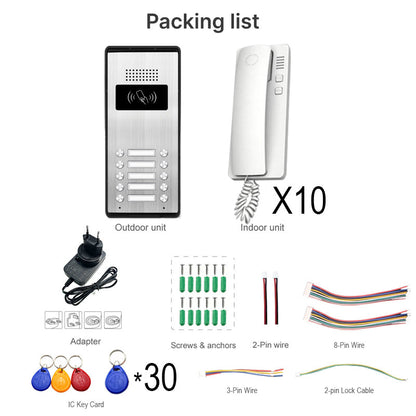 V.E.M. Audio Doorphone - 10 Household V.E.M.