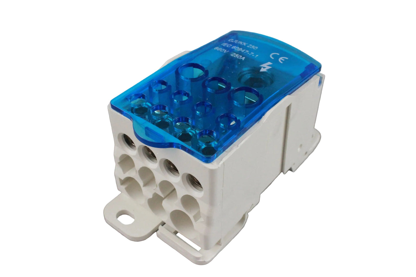 V.E.M. 80A Single Pole Distribution Block – PA66 Housing & Tin-Coated Brass Conductor V.E.M.