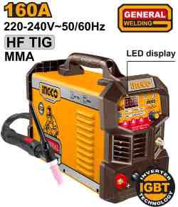 INGCO ING-TIG16058 | مكنة لحام انفرتر TIG/MMA 160 أمبير