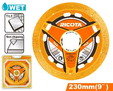 Ricota 230x22.2mm ديسك قص الماس للبلاط والسيراميك Ricota