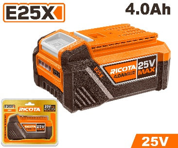 Ricota 25V 4.0Ah بطارية ليثيوم Ricota