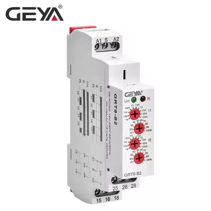 GEYA GRT8-S1 Asymmetric Cycler Timer Relay