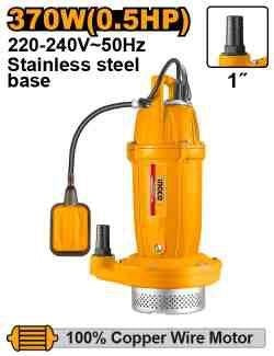 INGCO SPC37068 - 0.5HP 370W 1" | مضخة غاطسة للمياه النظيفة قاعدة ستانلس INGCO