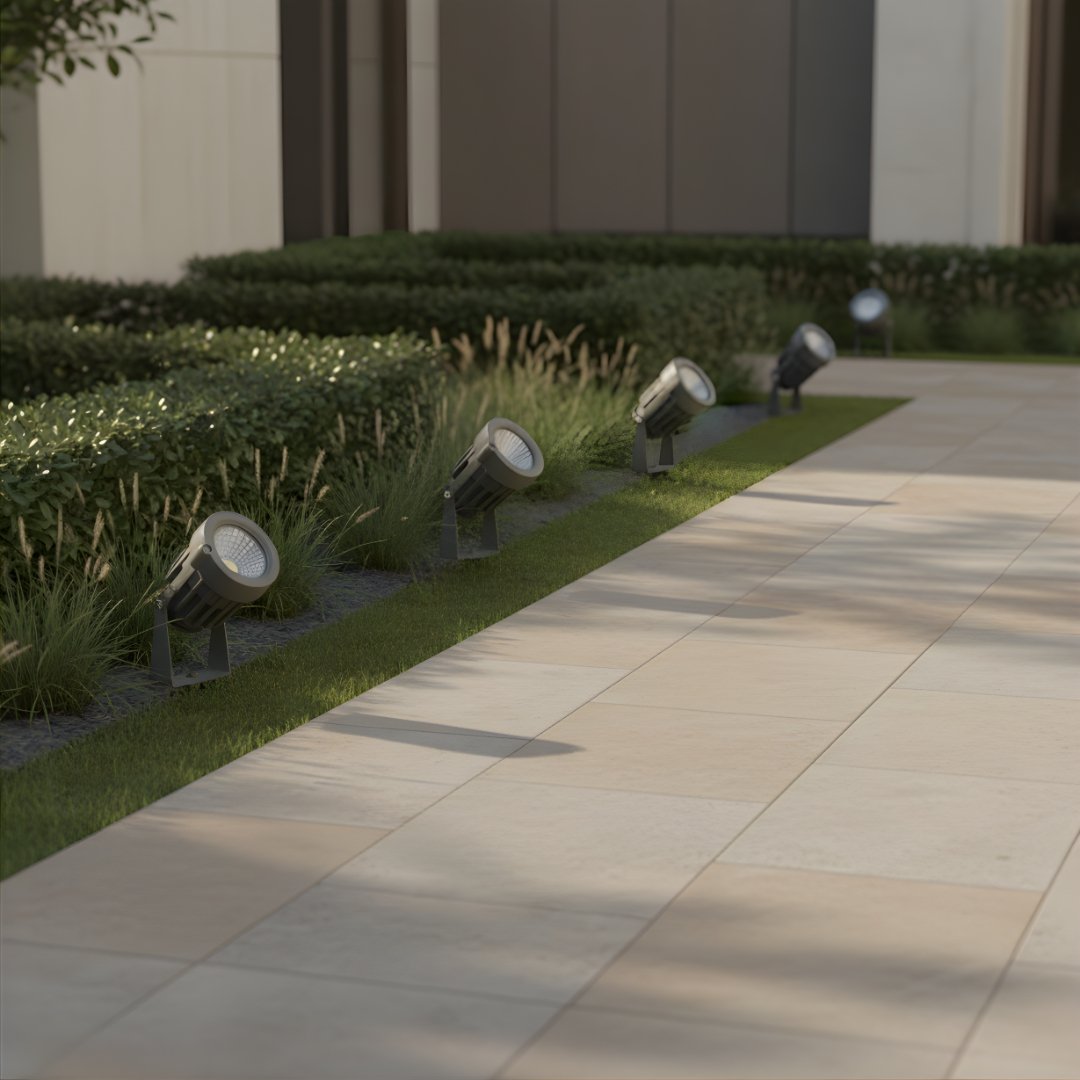 AURA LED Spike Light / Focus Light – Outdoor Landscape & Pathway Lighting (7W) - Azar Group