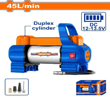 WADFOW 12V 45L/min  120PSI/8.27Bar   منفخ دواليب سيارات Wadfow