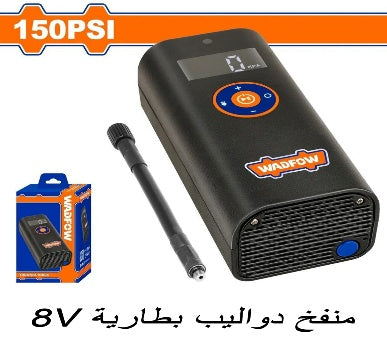 WADFOW 8V 10Bar  منفخ دواليب بطارية Wadfow