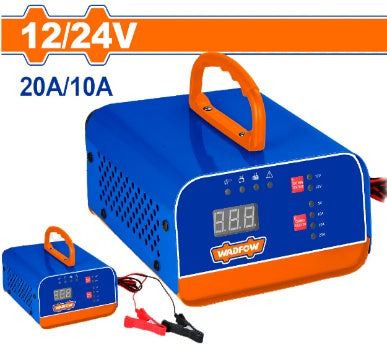 WADFOW  12/24V 20A/10A شاحن بطاريات Wadfow
