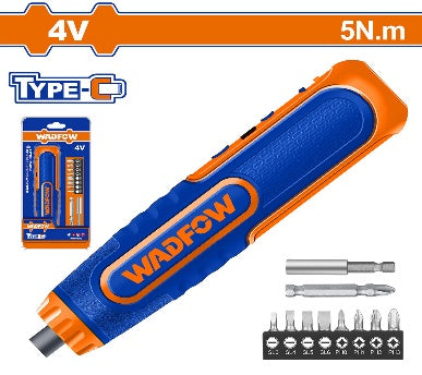 WADFOW 4V USB Type-C  مفك بطارية قلم Wadfow