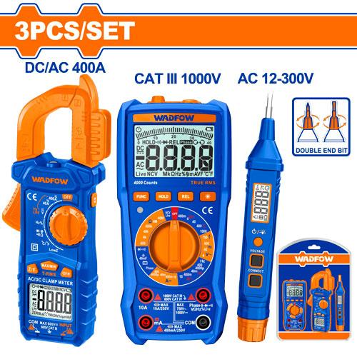 WADFOW 3Pcs    طقم ساعة فحص ومفك تاست خارجي Wadfow
