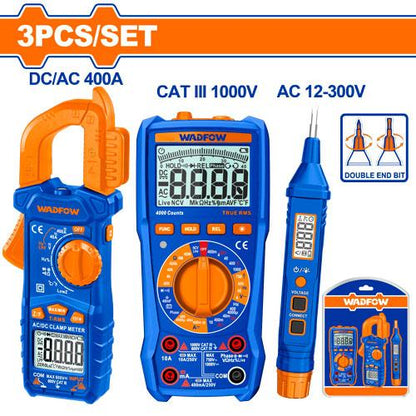 WADFOW 3Pcs    طقم ساعة فحص ومفك تاست خارجي Wadfow