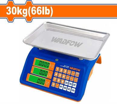 WADFOW 30 Kg LED screen ميزان ديجيتال على الكهرباء Wadfow