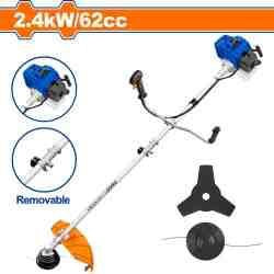 WADFOW 2.4Kw (3.8HP) مكنة قص حشيش بانزين على الكتف Wadfow