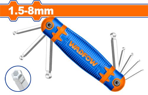 WADFOW 1.5-8mm طقم مسدس غلة سكين Wadfow