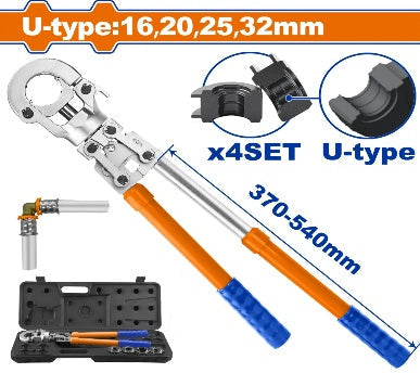 WADFOW 32mm(16,20,25,32mm) U مكبس وصلات مواسير شكل Wadfow