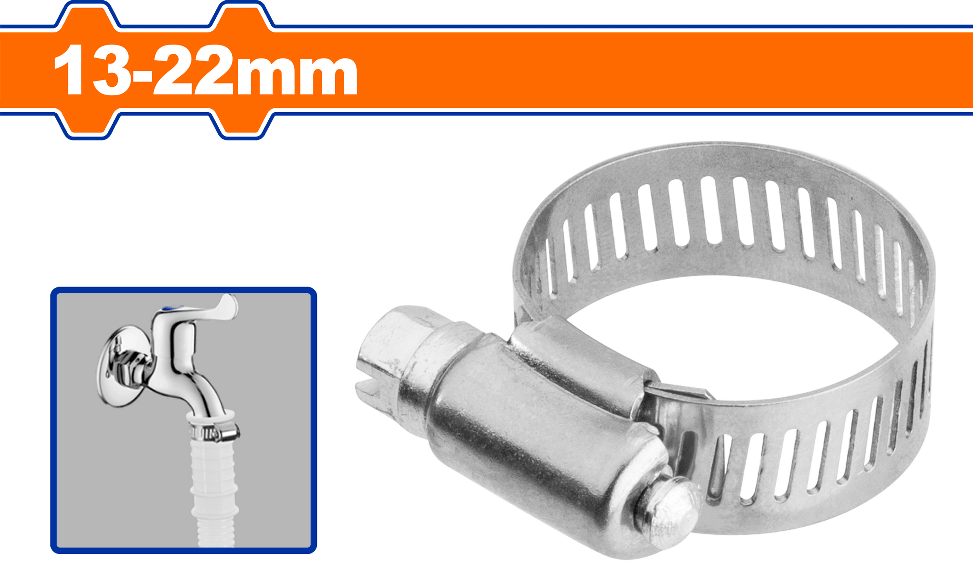 WADFOW 50 Pcs  13-22 mm   رباط ستانلس Wadfow