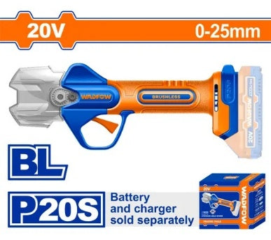 WADFOW 20V  0-25 mm BL  مقص شحالة على البطارية Wadfow