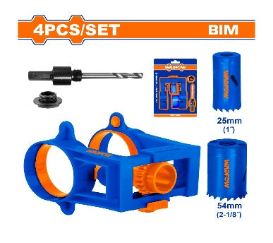 WADFOW 4Pcs قوارة قفل مع قاعدة للابواب Wadfow