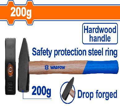 WADFOW 200 g   مطرقة حديد مسكة خشب Wadfow