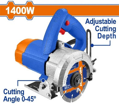 WADFOW 1400W (110x20)mm منشار قص رخام على الماء Wadfow