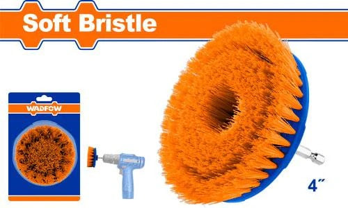 WADFOW 1Pcs soft bristle فرشاية تنظيف برتقالي Wadfow