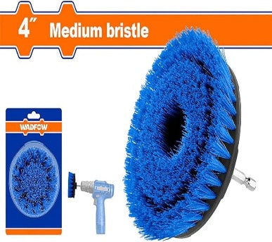 WADFOW 1Pcs  (4") medium bristle فرشاة مقدح نايلون Wadfow