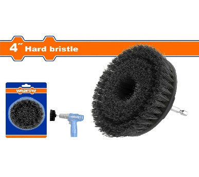 WADFOW 1Pcs hard bristle فرشاية تنظيف اسود Wadfow
