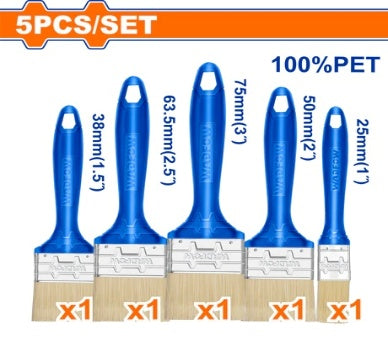 WADFOW 8 Pcs  Bristle  طقم فراشي دهان زيتي مسكة بلاستك Wadfow