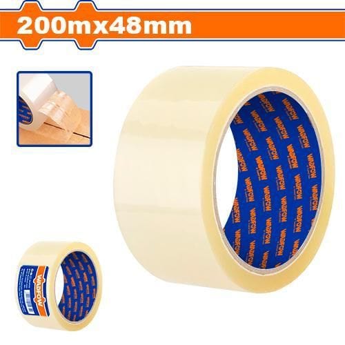 WADFOW 200 m x 48 mm BOPP تلزيق عريض شفاف Wadfow