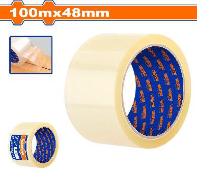 WADFOW 100 m x 48 mm BOPP  تلزيق عريض شفاف Wadfow
