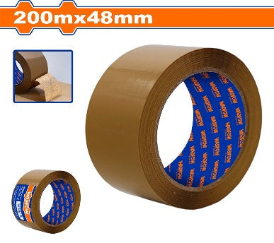 WADFOW 200 m x 48 mm BOPP تلزيق عريض بني Wadfow