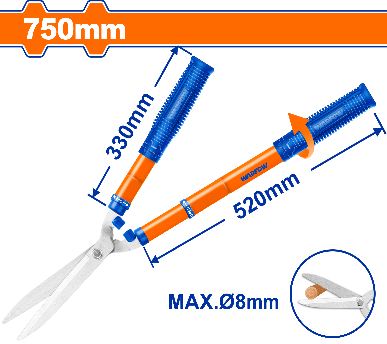 WADFOW 550-750mm  Telescopic  مقص شحالة Wadfow