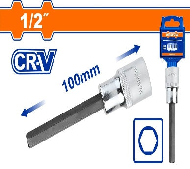 WADFOW 1/2" (17x100)mm طربوش راس مسدس طويل Wadfow