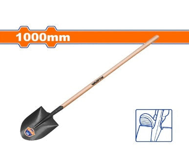 WADFOW 1470mm0.7Kg رفش حديد مع عصا Wadfow
