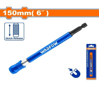 WADFOW 150mm وصلة راس مفك طويل راس مغنطيس Wadfow