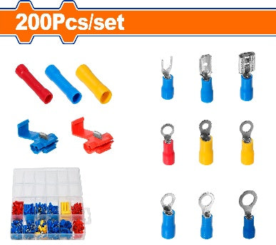 WADFOW مجموعة كليبسات كهرباء 200Pcs Wadfow