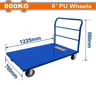 WADFOW 800 Kgs (1225x760x860)mm  عرباية بلاطة اربع دواليب Wadfow