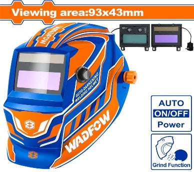 WADFOW Viewing area:93×43mm وجه لحام الكترون Wadfow