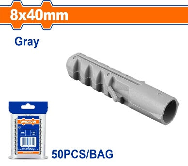 WADFOW 50 pcs  8x40mm  علبة اسافين رمادي Wadfow