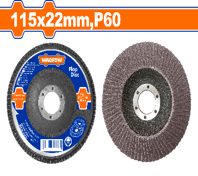 WADFOW 115mmx22mm  P60 ديسك مدرج لتلميع الستانلس Wadfow