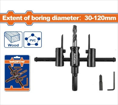 WADFOW 30-120mm خراقة جفصين مع قاعدة تحكم بالقياس Wadfow