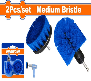 WADFOW 2Pcs medium bristle طقم فراشي مقدح نايلون Wadfow