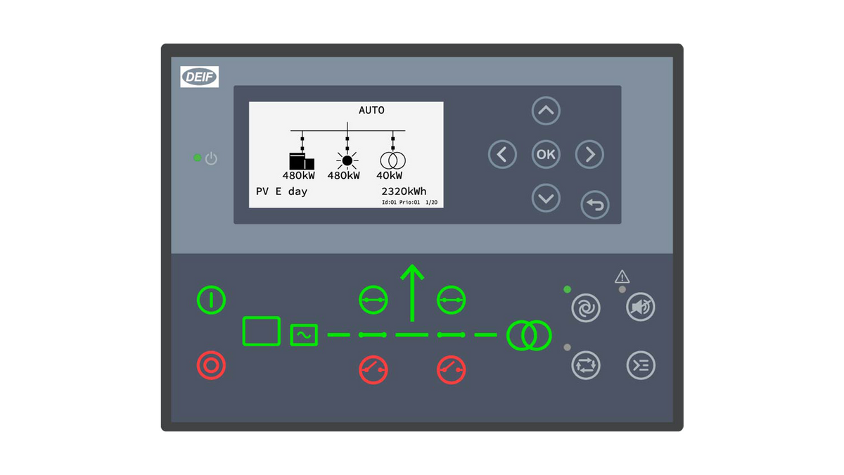 DEIF AGC 150 Hybrid controller
